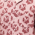 Needles Men's Papillion Jacquard One up Vacation Shirt in Pink