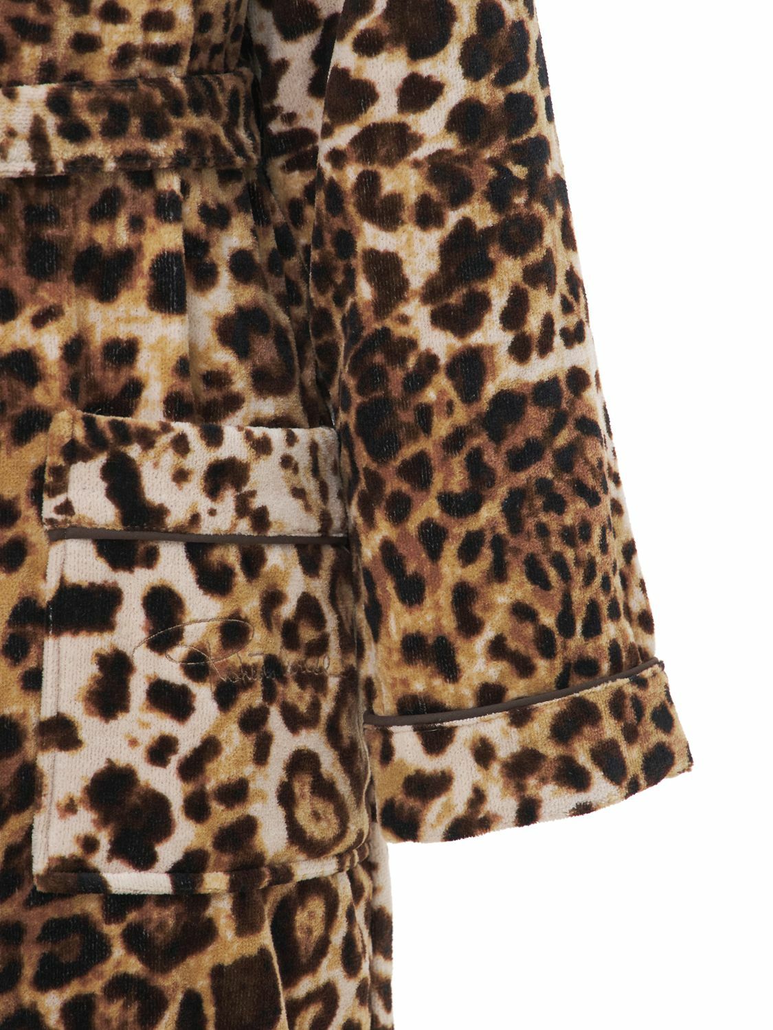 ROBERTO CAVALLI Bravo Hooded Cotton Bathrobe