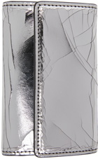 Maison Margiela Silver Crackled Key Chain