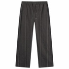 A Kind of Guise Men's Samurai Trousers in Black Chalk Stripe