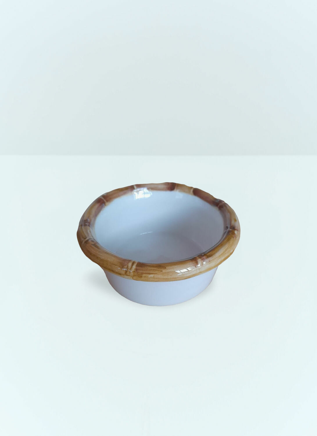 Les-Ottomans Set Of Two Bamboo Starter Bowls