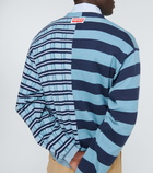 Kenzo - Striped wool and cotton cardigan