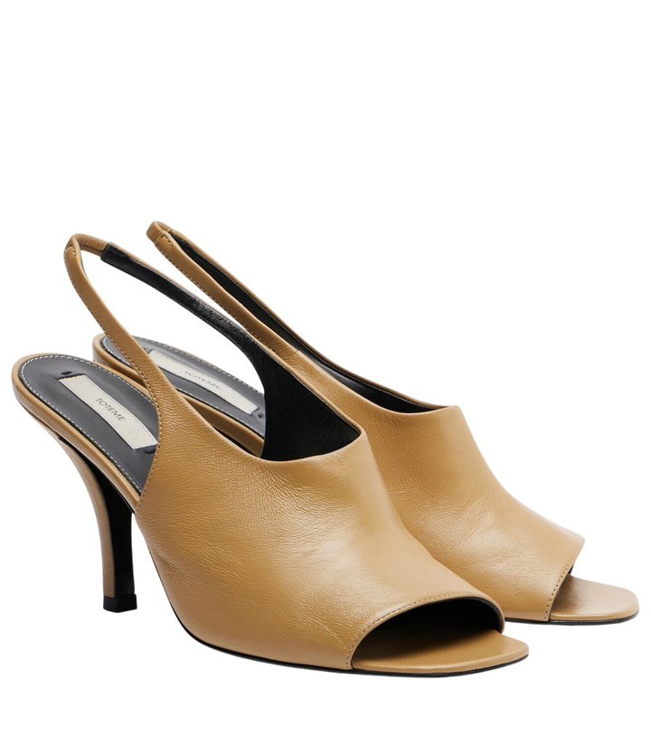 Photo: Toteme Leather slingback sandals