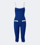 Retrofête Verene rib-knitted jumpsuit