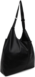 ATTACHMENT Black Synthetic Leather Shopping Tote
