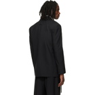 Fear of God Black Double-Breasted Shawl Collar Blazer