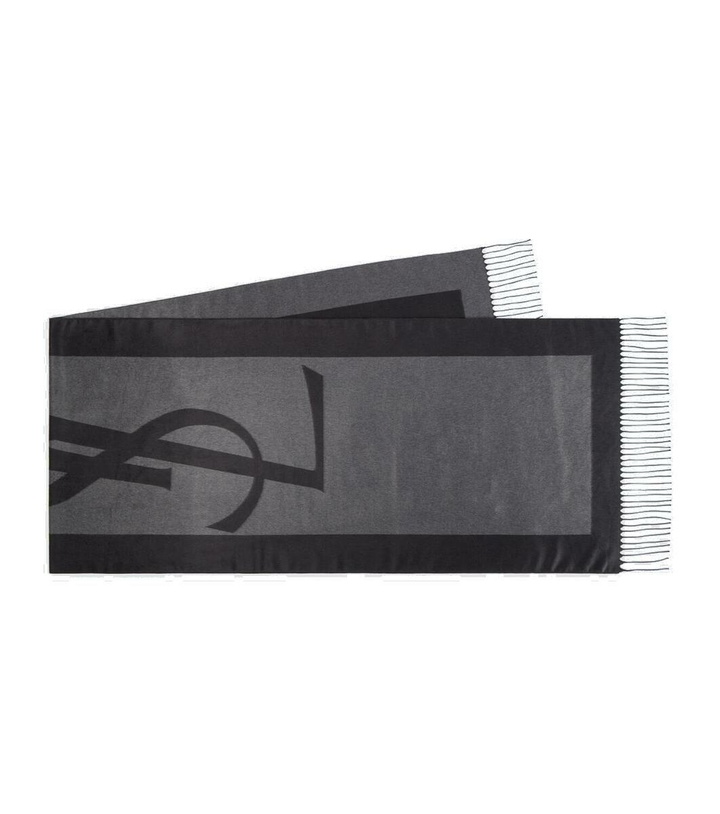 Photo: Saint Laurent Cassandre silk jacquard scarf
