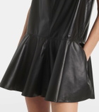Alaïa Slip leather romper