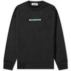 Stone Island Men's Microbranding Crew Sweat in Black