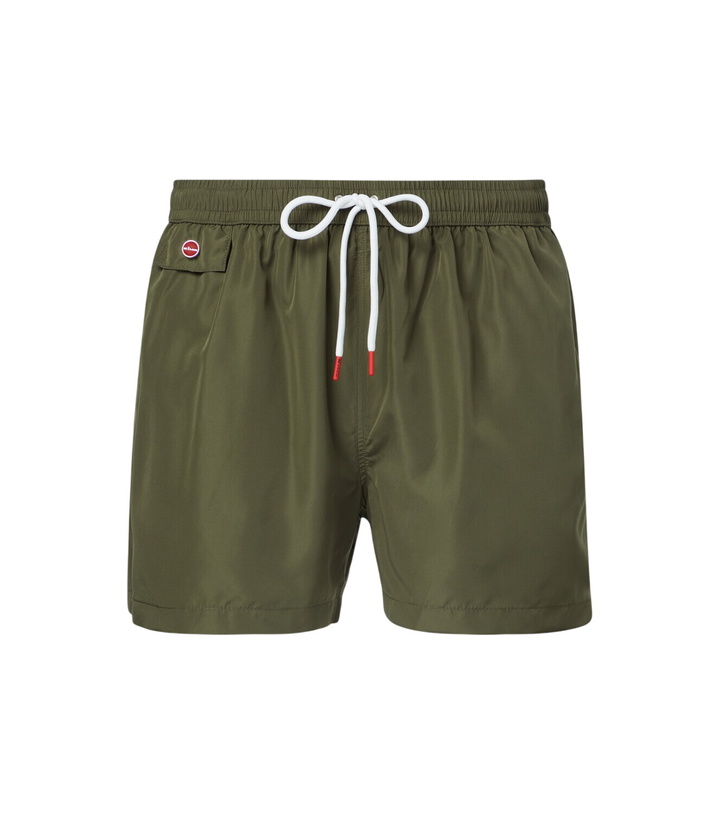 Photo: Kiton Logo swim trunks