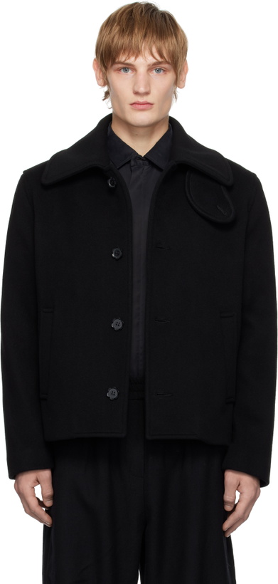 Photo: FORMA Black Wool Caban Jacket