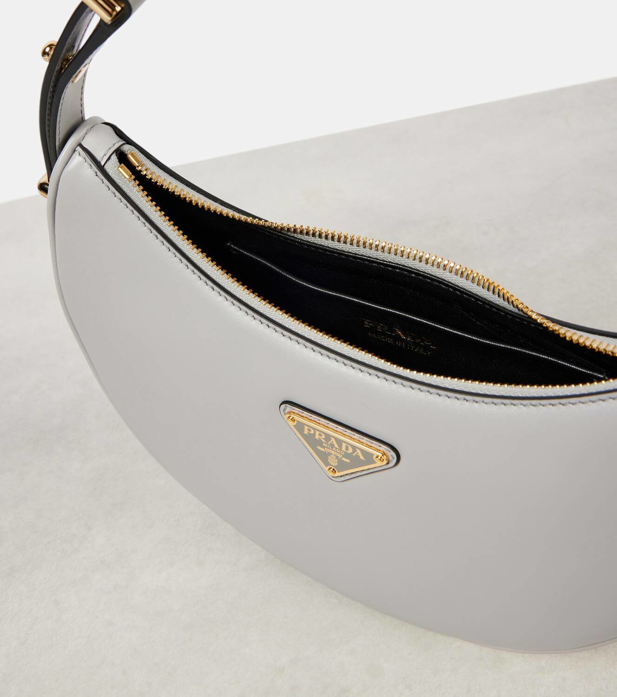 Prada Arqué Small leather shoulder bag