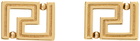 Versace Gold Greca Earrings