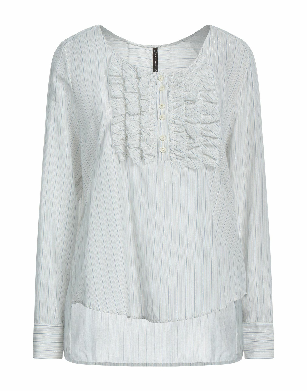Manila Grace Womens Top Slate in Blue