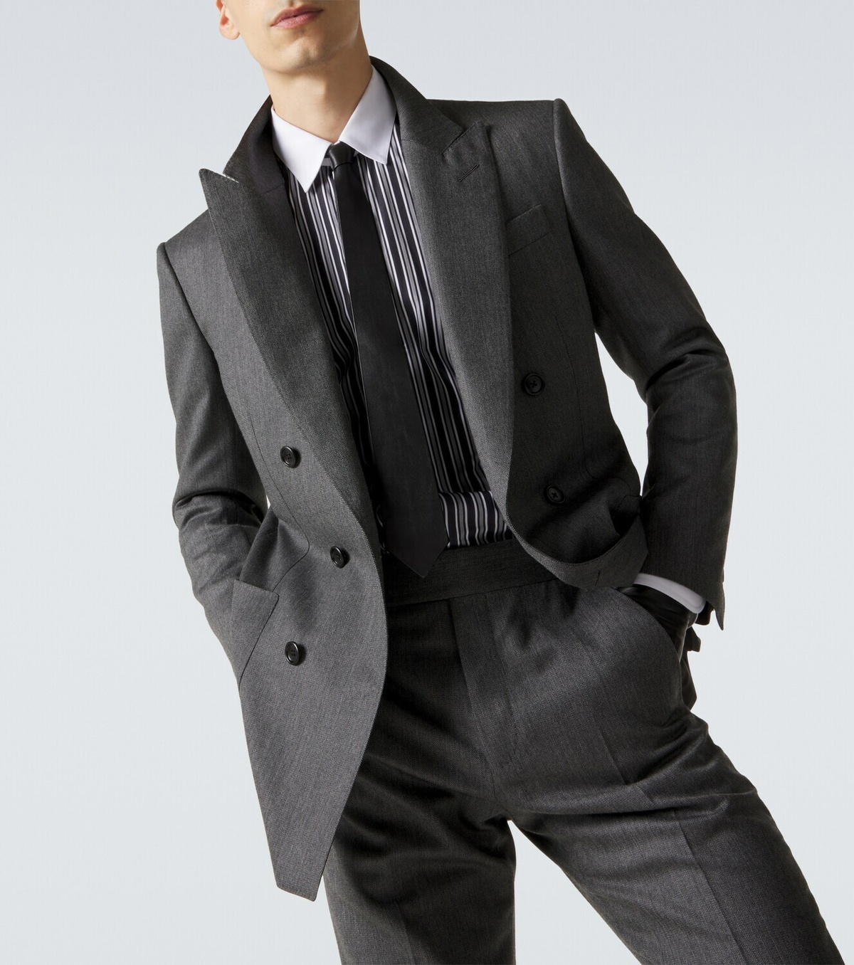 Tom Ford Mouliné wool twill blazer