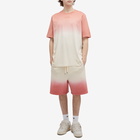 Lanvin Men's Gradient Sweat Shorts in Vanilla