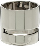 Alexander McQueen Silver Cutout Ring