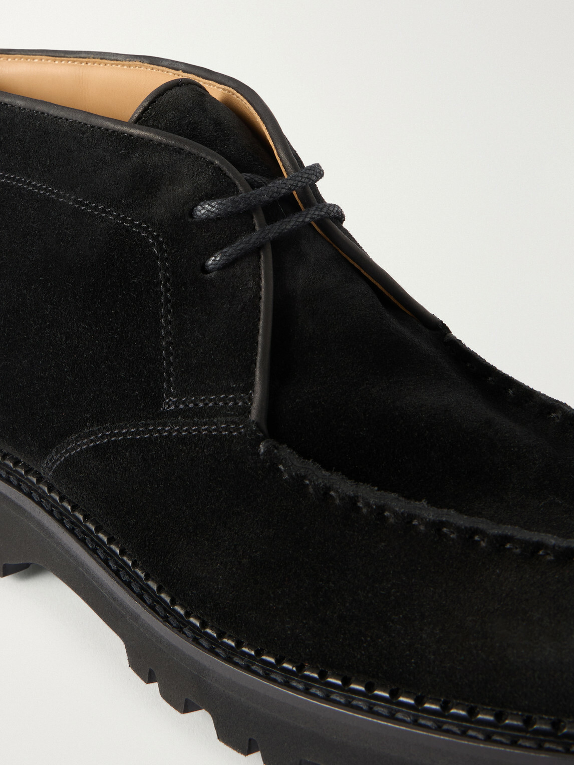 John Lobb - Chukka Suede Boots - Black