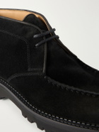 John Lobb - Chukka Suede Boots - Black