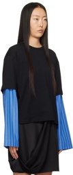 JW Anderson Black Layered Long Sleeve T-Shirt