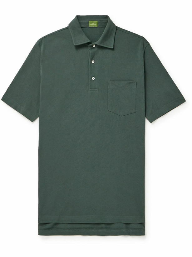 Photo: Sid Mashburn - Cotton-Piqué Polo Shirt - Green