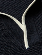 Orlebar Brown - Horton Merino Wool Polo Shirt - Blue