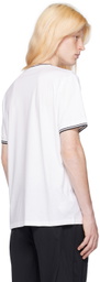 Fred Perry White Twin Tipped T-Shirt