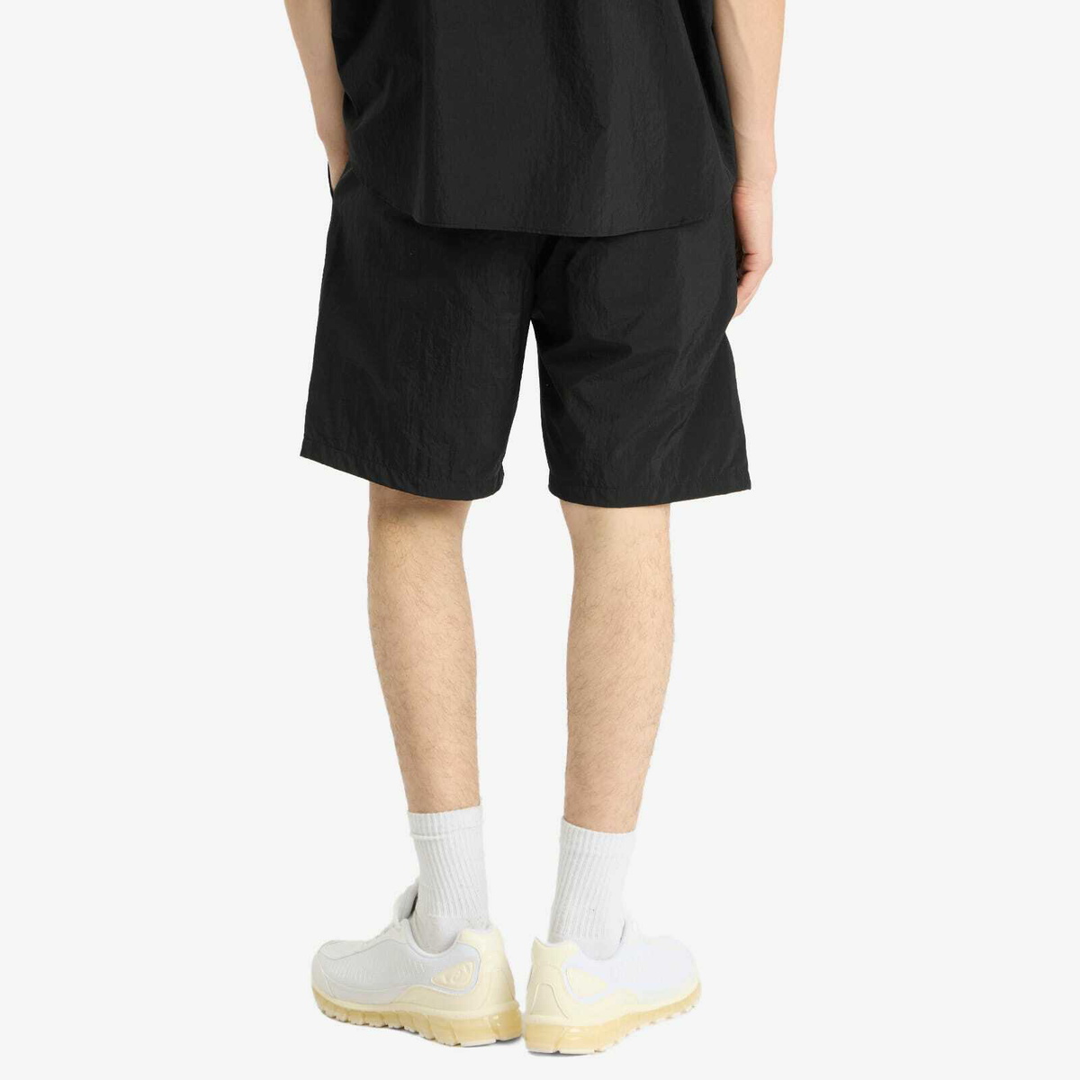 Uniform Experiment Men's Crystal Nylon Easy Shorts in Black