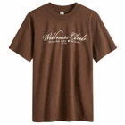 Sporty & Rich Men's 1800 Health T-Shirt in Chocolate/Cream