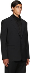 Juun.J Black Wool Blazer