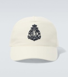 Ralph Lauren Purple Label Logo silk and linen canvas baseball cap