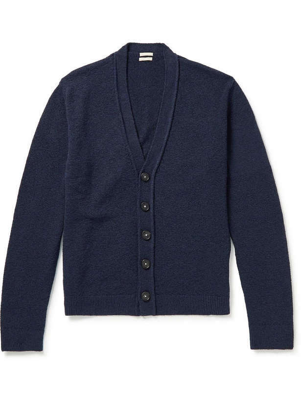 Photo: Massimo Alba - Bouclé Cardigan - Blue