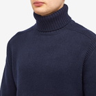 Polo Ralph Lauren Men's Wool Cashmere Turtle Neck Jumper in Hunter Navy