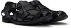 Officine Creative Black Archive 521 Sandals