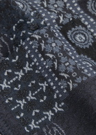 Les Deux Layton Jacquard Woven Overshirt Blue