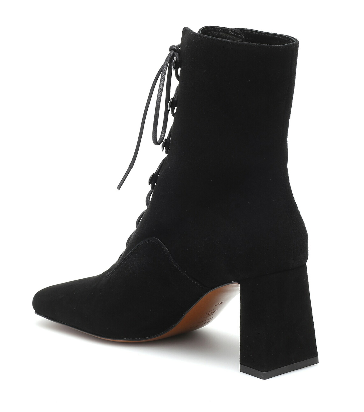 By Far - Claude lace-up suede ankle boots