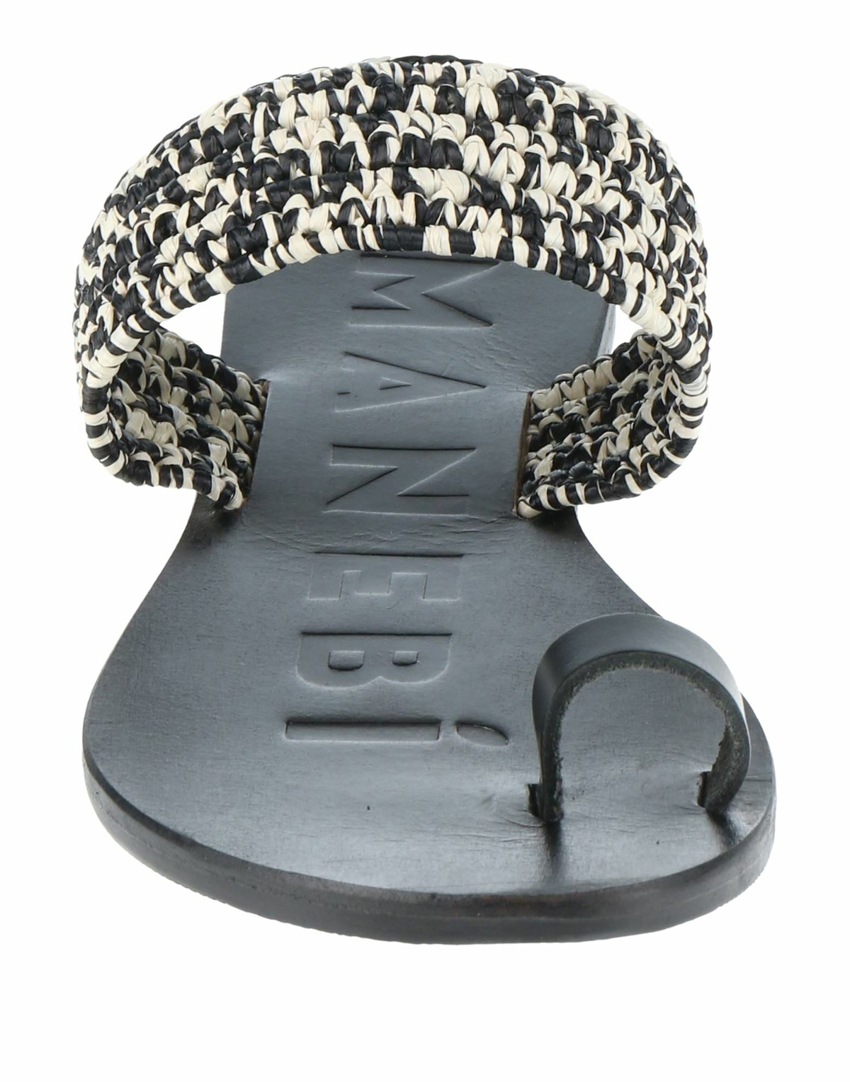 Manebí Womens Thong sandal in Black