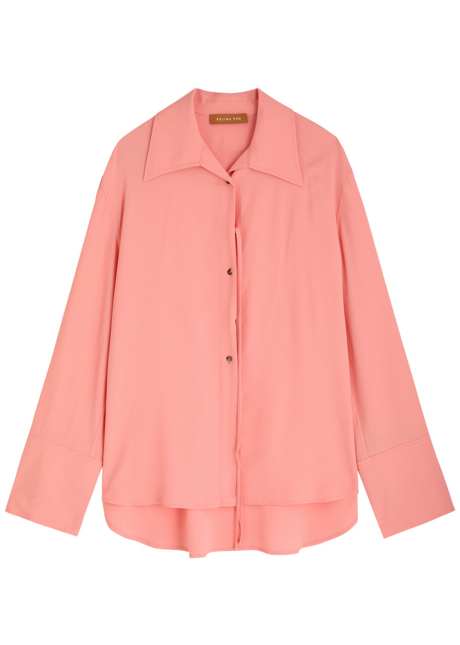 Rejina Pyo Saskia tie Shirt Pink