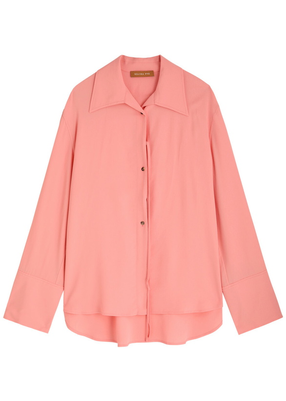 Photo: Rejina Pyo Saskia tie Shirt Pink