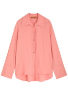 Rejina Pyo Saskia tie Shirt Pink