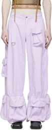 Collina Strada SSENSE Exclusive Purple Cargo Pants