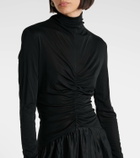 Jacques Wei Gathered maxi dress