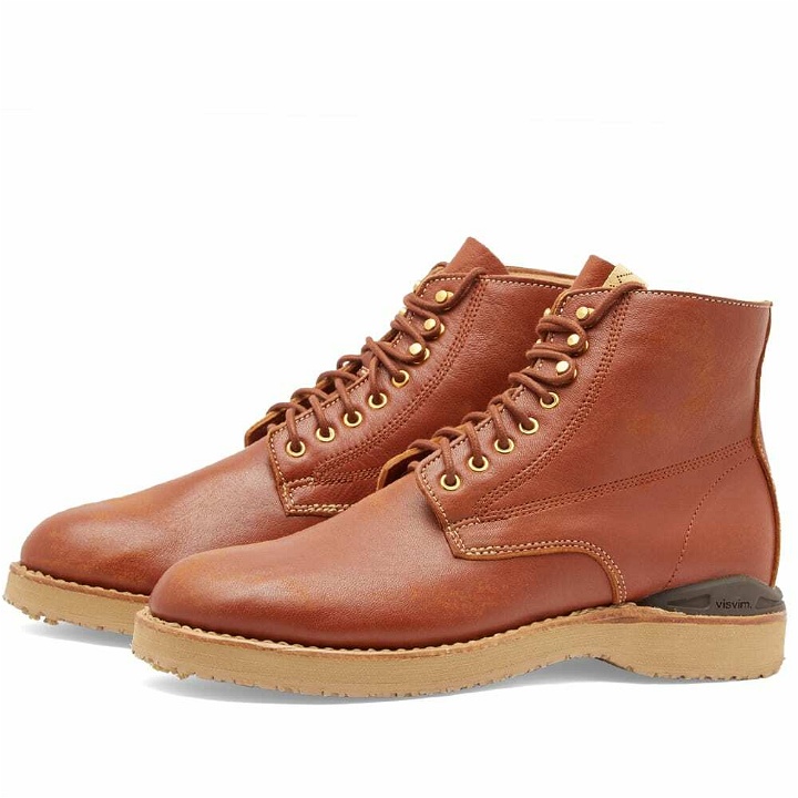 Photo: Visvim Men's Virgil Boots Folk Sneakers in Brown