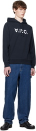A.P.C. Navy Standard Grand 'VPC' Hoodie