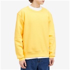 Champion Men's Made in USA Reverse Weave Crew Sweat in Freelance Yellow
