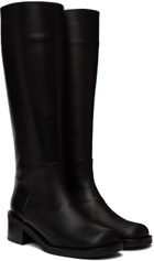 AMOMENTO Black Long Boots