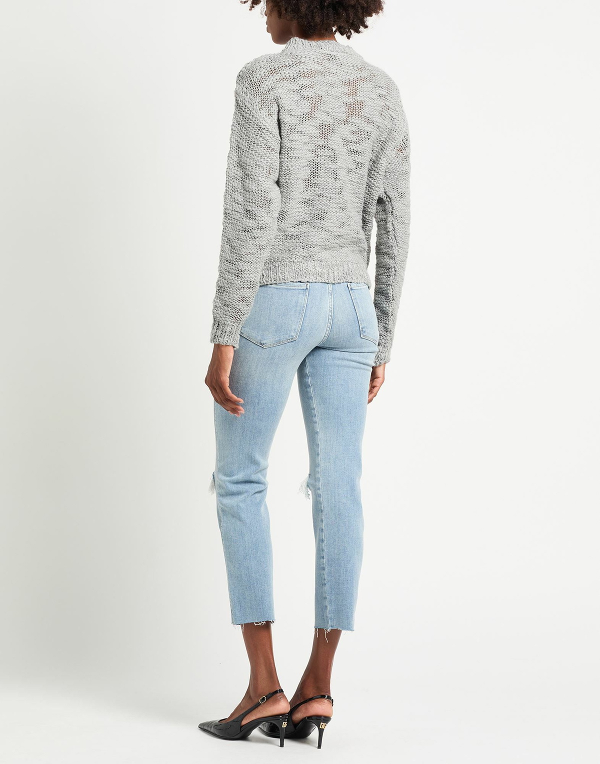 Berna Womens Sweater Light in Grey