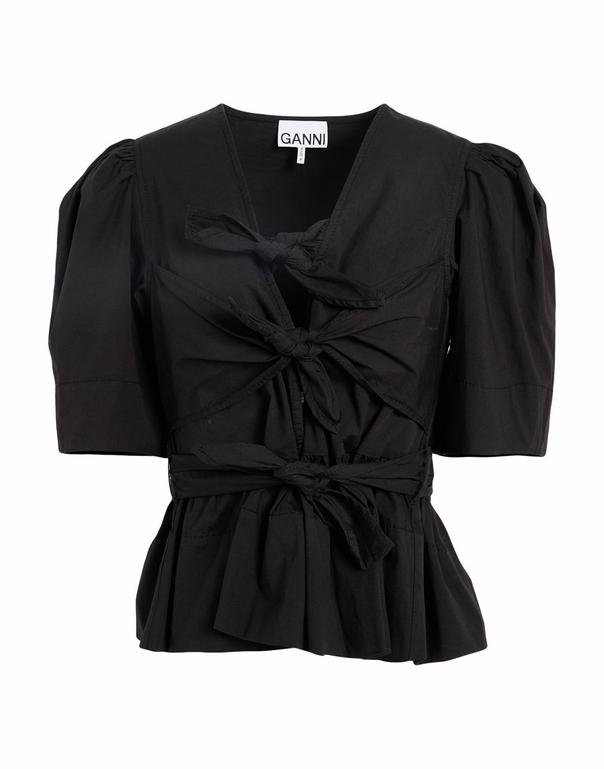 Ganni Womens Top in Black