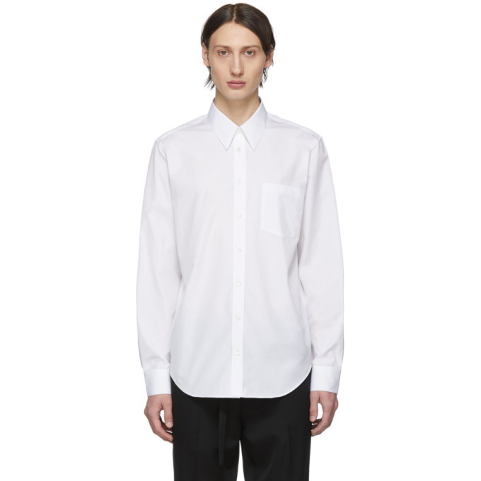 Photo: Helmut Lang White Kollection Print Poplin Shirt