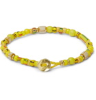Mikia - Beaded Bracelet - Yellow